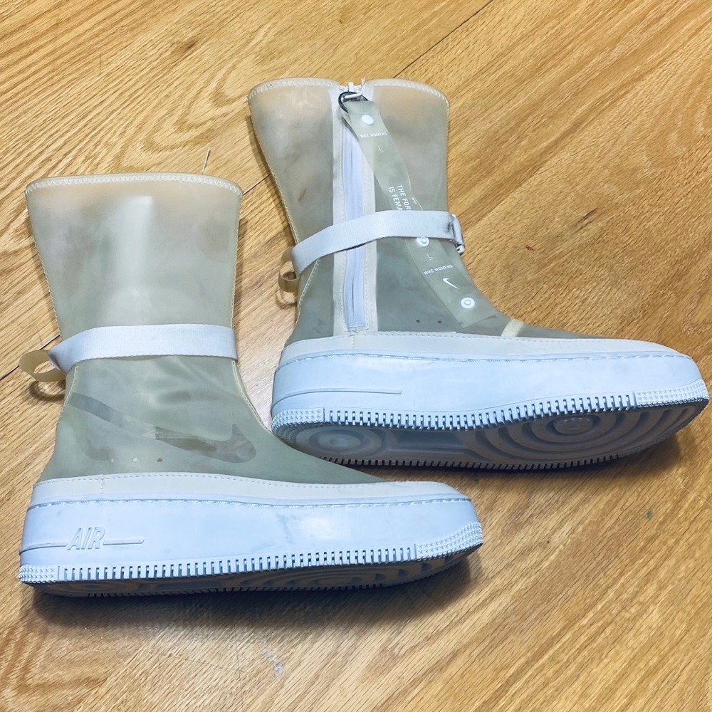 Nike AF1 Sage Air Force One Hi Lx Boot clear woman